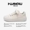 Zapatillas Invisibles Universal 7cm para Aumentar la Altura Zhq68226N Verano Clásico Negro y Blanco Zapatos de Hombre de Lona Gruesa de Moda