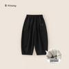 Bangxuan Moda Infantil Inverno Novo Calças Infantis Largas Casuais Calças Longas para Meninos Calças Retas para Meninos