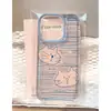 Gatito Línea Azul Adecuado para Funda de Teléfono Móvil Apple 17Promax Iphone16 Divertido 15 Lindo 13 Funda Suave