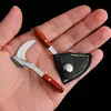 Llavero cuchillo de cocina pequeño mini hoz cuchillo de regalo cuchillo exprés cuchillo portátil cuchillo de llave cuchillo no plegable accesorios colgantes