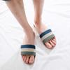 Pantuflas de Lino para el Hogar para Parejas Pantuflas de Interior Suelo de Madera Algodón y Lino Hogar Antideslizantes Suela Gruesa Pantuflas de Verano para Hombre y Mujer