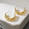 Pendientes de Diseño Metálico Transfronterizos para Mujer, Estilo Coreano Sencillo, Modernos, Personalizados, Exquisitos, Geniales y Dulces Pendientes