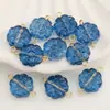 Cuentas Dispersas de Hielo Transparente Estilo Antiguo, Cuentas de Vidrio con Flor en Degradado, Materiales para Cuentas de Pulseras DIY, Accesorios Hechos a Mano para Pendientes