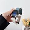 Correa de silicona con hebilla magnética para reloj inteligente Samsung Huawei GT/Watch4, color océano, deportiva, a juego