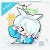Chaveiro de Mercadoria Blue Archive Hinari Alice Anime Chaveiro de Acrílico Pingente Pequeno
