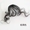 Peruca com Franja para Mulheres, Testa Natural, Franja de Ar Maillard, Cabelo Cacheado de Lã Brincalhão Invisível Sem Costura