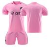 Conjunto de camiseta de visitante de Miami n.° 10 Messi de la Major League Soccer, uniforme de equipo para niños, talla 23-24