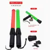 Baston de Tráfico LED Recargable Bastón Intermitente Bastón que Brilla en la Noche Concierto Bastón de Mano Fluorescente