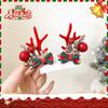 Horquilla navideña creativa para niños, bonita decoración navideña, horquilla de alce, accesorios para el cabello con astas, regalo de Navidad