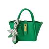 Bolso de Cubo Nicho de Alta Gama Cuero Genuino Bolso de Mujer Nuevo Cuero Vacuno Bolso Cruzado Combinable Bolso de Hombro Portátil para Mujer 8113