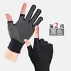 Luvas de Trabalho Atacado do Fabricante com Pontos de Nylon Antiderrapantes de Dedo Inteiro e Meio Dedo para Trabalho na Construção, Embalagem, Luvas Respiráveis e com Proteção Solar