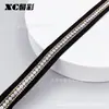 Fita de Strass Simples Transfronteiriça Fileira Única Fileira Dupla Roupas Bolsas Sapatos Chapéus Acessórios Acessórios DIY Materiais