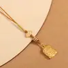 Cordón Dorado Arena Estilo Chino para Teléfono Móvil Cadena Metálica Delicada Colgante Pequeño Colgante de Llavero de Coche Antiguo para Hombres y Mujeres