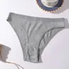 Calcinhas Listradas de Cintura Média para Mulheres, Respiráveis e Confortáveis, Roupa Íntima de Cor Sólida, Estilo Diário, Várias Cores, em Estoque, Atacado, Algodão Puro