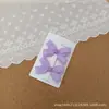 Pin para el pelo de niña estudiante con temperamento dulce, borde de oreja de madera morada clara, clip de par de lazo pequeño, clip de borde, clip para flequillo