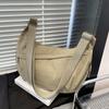 Bolso bandolera de hombro para mujer, popular, de moda, combinable con todo, sencillo, informal, de comercio exterior, de tela de nailon de gran capacidad.