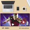 Alfombrilla de ratón Marvel de gran tamaño con borde de bloqueo, gruesa, de Iron Man, Avengers, para teclado, para oficina, grande