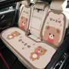 Almofada para Assento de Carro, Universal para Todas as Estações, Almofada de Carro Anti-Sujeira, Desenho Animado Fofo Peça Única para Motorista Almofada de Assento de Carro de Seda Gelada