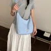 Bolsa de Lona Estilo Coreano com Cordão Estrela Feminina de Grande Capacidade Versátil Bolsa de Ombro 2026 Nova Bolsa Transversal Plissada