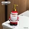 Dispensador de Jabón Divertido de Papá Noel de Dibujos Animados Botella para Baño en Casa Desinfectante de Manos para Baño Botella de Presión Decoración