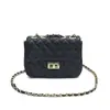 Bolso Pequeño Cruzado para Mujer 2026 Nuevo Moda Europea Americana Bolso con Cadena de Cuadros de Diamantes Bolso Cuadrado Pequeño de Hombro Único para Mujer bolsos