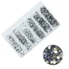 Venda Quente Transfronteiriça Cor para Nail Art Diamante para Nail Art Broca de Vidro com Fundo Plano Strass para Nail Art Acessórios de Joias DIY