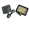 Luz de Jardim Recarregável Solar Externa Luz de Parede Dividida à Prova d'Água para Corpo Humano Iluminação de Garagem Painel Solar