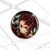 Insígnia Laser Ghost Miez Blade 58-75mm Insígnia Anime Broche Cartoon Insígnia Barra Ghost