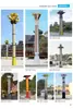 Iluminação Externa, Luminárias de Paisagismo Grandes Não Padrão para Áreas Cênicas, Praças e Parques