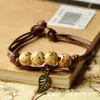Nueva Joyería de Estilo Étnico Diseño Creativo Pulsera Femenina Especialidad de Jingdezhen Pulsera Tejida Puesto Suministro de Mercancía