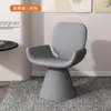 Novo Modelo 2026 Banqueta de Maquiagem com Sensação de Luxo Leve e de Alta Qualidade, Cadeira de Jantar Giratória com Encosto, Cadeira de Maquiagem Branca para Quarto