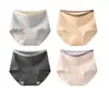 Ropa interior para mujer de cintura alta con control de abdomen, algodón puro, algodón Clase A, antibacteriano grado 10A, talla grande, higiénico, antibacteriano, calzones transpirables