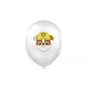 Globo de látex de perro ladrador de patrulla de 12 pulgadas transfronterizo, traje de decoración de sitio para cumpleaños infantil