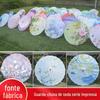 Fabricante Personalizado Guarda-chuva de Seda Impresso Guarda-chuva de Artesanato Palco Dinastia Han Decoração de Teto para Filmagem Props