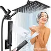 Barra de Extensión Americana Transfronteriza Juego de Ducha Sencillo Distribuidor de Agua de Tres Vías Sistema de Ducha Boquilla de Acero Inoxidable Presurizada