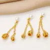 Colgante de Mariposa Chapado en Oro con Diseño de Gota de Aceite, Dijes de Vaina de Loto, Materiales para Pulsera de Cuentas Hecha a Mano DIY, Collar, Aretes