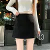 Nuevos Pantalones Falda de Ante de Cintura Baja para Mujer Verano 2026, Color de Moda, Adelgazantes y Rejuvenecedores, Estilo Ins de Línea A, Pantalones Falda Cortos
