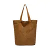 Nova Bolsa de Ombro Feminina Estilo Coreano Transfronteiriça Versátil Bolsa Saco de Viagem Grande Capacidade Bolsa Tote Bolsa de Ombro Único Lona