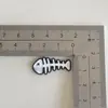Nuevo Gatito Hueso de Pescado Acrílico Accesorios DIY Accesorios para Funda de Teléfono Parche para Zapatos con Agujero Pasador Accesorios para el Cabello Material