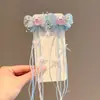 Par de Grampos Acessórios Super Fada Hanfu Grampos Antigos para Cabelo Infantis Acessórios de Cabelo com Borla de Bebê Princesa Grampo de Cabelo Estilo Chinês para Menininha