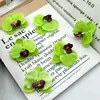 Atacado de Fábrica Cabeças de Flores de Orquídea Borboleta Artificiais Mini para Decoração de Chapéus, Decoração de Caixas de Doces, Presilhas de Cabelo, Acessórios de Cabeça, Flores para Chapéus, Flores para Sapatos e Boutonnières