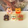 Juguete de Comida de Simulación Galleta de Oso Mini Dibujos Animados Accesorios DIY Funda de Teléfono Móvil Imán para Nevera Accesorios para el Cabello Lote de Materiales para Funda de Teléfono Móvil