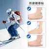 Protetor de Esqui Adesivo em Forma de Cabaça Gel Autoadesivo Acessório para Bota de Esqui Acolchoamento Macio Anti-Desgaste Absorvente de Choque Patch para Calcanhar