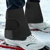 Cubierta de nieve para viajes al aire libre y montañismo, cubierta de tobillo a prueba de arena e impermeable, protector de pie a prueba de viento y cálido para ciclismo y deportes