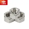 Spot de Fábrica Aço Inoxidável 316 Tipo A4-80 Porca Sextavada Tipo 1 Gb6170 Porca de Aço Inoxidável Porca de Alta Resistência