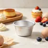 Taza de pudín de aluminio taza redonda pequeña molde para pastel pequeño de aleación de aluminio B11B06 tratamiento de ánodo en la superficie herramienta para hornear