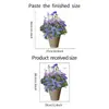 Múltiples Tipos de Pegatinas de Pared, Pegatinas para Ventanas, Pegatinas para Inodoro, Pegatinas de Decoración para el Hogar, Decoraciones de Pared Autoadhesivas de PVC con Flores de Jarrón de Primavera y Mariposas