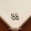 Pendientes simples retro de gota de agua 2024 nuevo diseño sentido nicho temperamento exquisito lujo ligero personalidad alto sentido pendientes