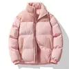 Moda Inverno Nova Casual Esportivo Masculino Gola Alta Cor Quente Bloco de Cores Jaqueta de Veludo Cotelê para Mulheres e Casais