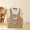 Babero impermeable para niños, babero elegante para alimentar bebés, babero reversible para comer, ropa protectora para comidas desordenadas, adecuado para jardín de infantes, otoño e invierno
